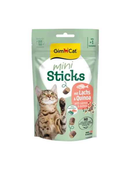 GimCat mini Sticks Łosoś z komosą 50g