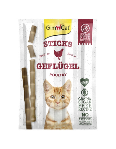 GimCat Sticks Drób 4x5g