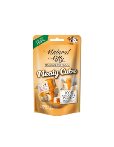 Natural Kitty Meaty Cube - Kurczak z dynią