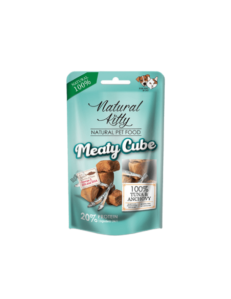 Natural Kitty Meaty Cube - Tuńczyk z anchois