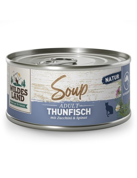 Wildes Land Cat Thunfisch Soup - Tuńczyk z cukinią i szpinakiem 80g