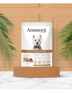 Amanova Dog Puppy Exquisite Chicken - Kurczak saszetka 100g 2
