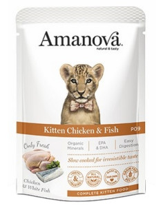Amanova Cat Kitten Chicken & Fish - Kurczak i biała ryba...