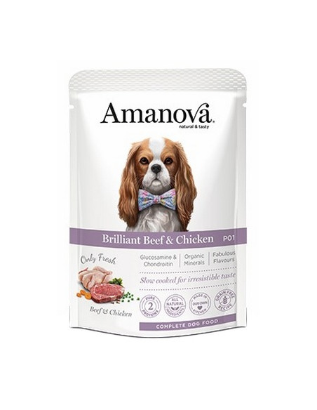 Amanova Dog Adult Brilliant Beef & Chicken - Wołowina i kurczak 100g