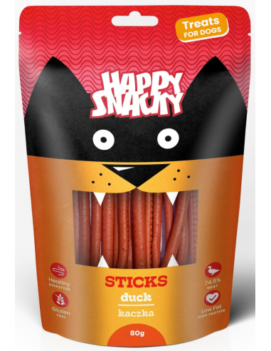 HAPPY SNACKY Paski z kaczki 80g
