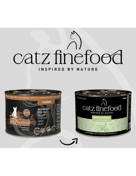 Catz Finefood Pure (Purrrr N.109) Dzik 200g