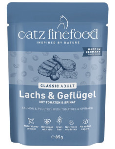 Catz Finefood Classic N.05 Łosoś i drób 85g