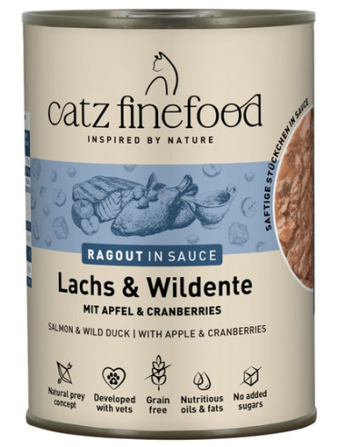 Catz Finefood Ragout in Sauce N.605 Łosoś i...