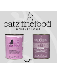 Catz Finefood Classic N.11 Jagnięcina i Królik 400g 2