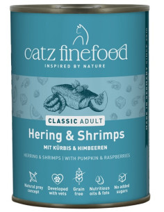 Catz Finefood Classic N.13 Śledź i krewetki 400g