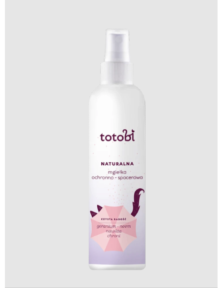 Totobi Mgiełka ochronno-spacerowa (wspomagająca ochronę przed kleszczami) - Geranium i olejek Neem 100 ml