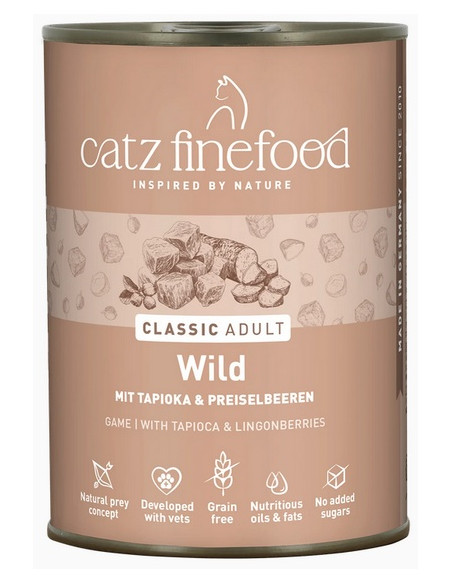 Catz Finefood Classic N.09 Dziczyzna 400g