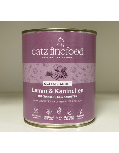 Catz Finefood Classic N.11 Jagnięcina i Królik...