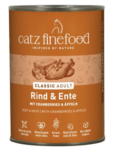 Catz Finefood Classic N.23 Wołowina i kaczka 400g