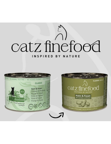 Catz Finefood Classic N.15 Kurczak i bażant 200g