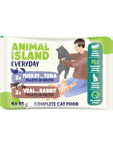 Animal Island Everyday 4 pack - Indyk i tuńczyk...