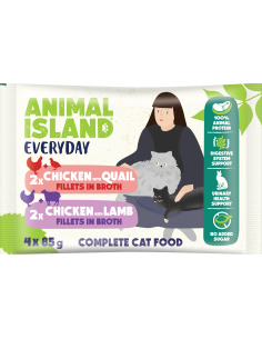 Animal Island Everyday 4 pack - Kurczak i przepiórka oraz...