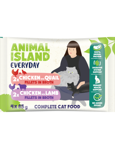 Animal Island Everyday 4 pack - Kurczak i...