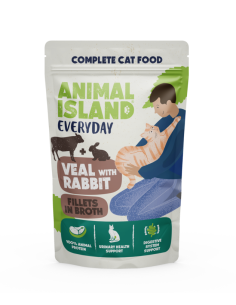 Animal Island Everyday - Cielęcina i królik w sosie 85g