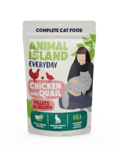 Animal Island Everyday - Kurczak i przepiórka w sosie 85g