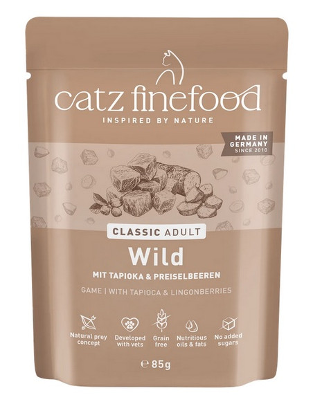 Catz Finefood Classic N.09 Dziczyzna 85g