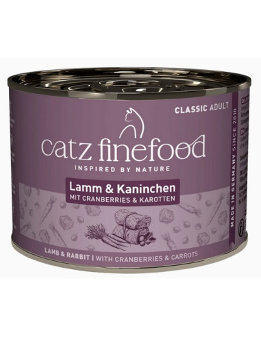 Catz Finefood Classic N.11 Jagnięcina i królik...