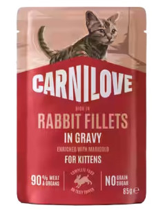 Carnilove Cat Gravy Rabbit Kitten - Królik w sosie 85g