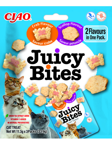 Inaba Wilgotne przysmaki Juicy Bites - Krab i...