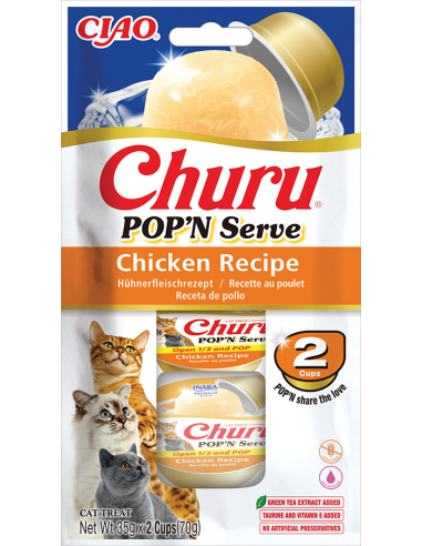 Inaba Churu Pop’n Serve - Chicken 2x35g