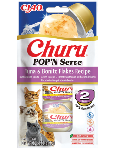 Inaba Churu Pop'n Serve - Tuna & Bonito Flakes 2x35g