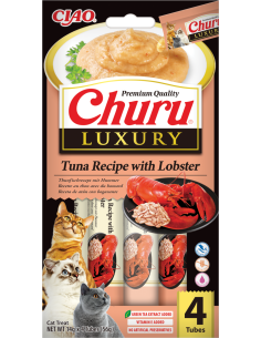 Inaba Cat Churu Luxury - Tuna with Lobster 4x14g