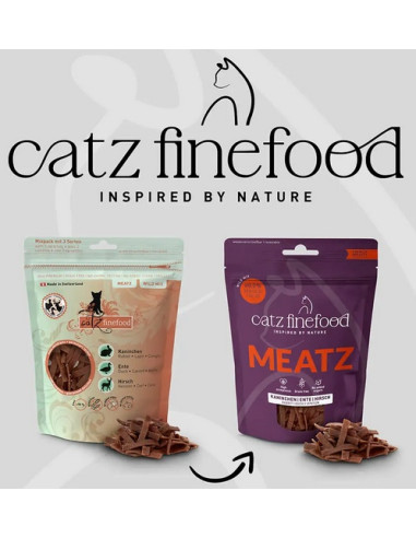Catz Finefood Meatz Wild Mix - królik, kaczka,...