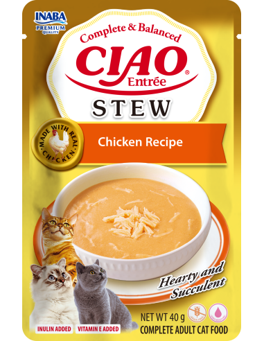 Inaba Cat Ciao Entrée Stew - Chicken Recipe 40g