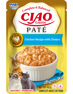 Inaba Cat Ciao Entrée Pate - Chicken Recipe with Cheese 40g