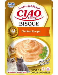 Inaba Cat Ciao Entrée Bisque - Chicken Recipe 40g