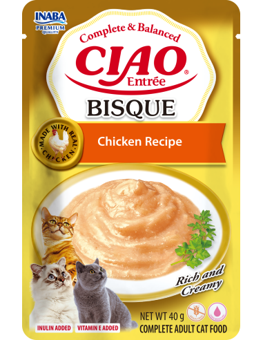 Inaba Cat Ciao Entrée Bisque - Chicken Recipe 40g