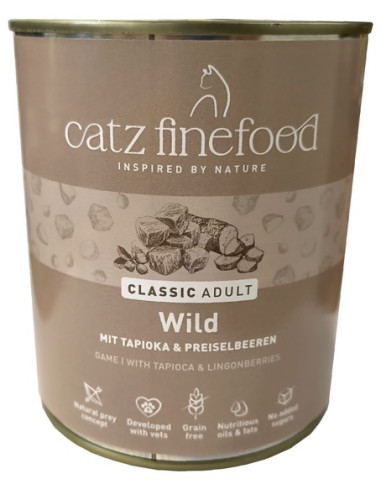 Catz Finefood Classic N.09 Dziczyzna 800g