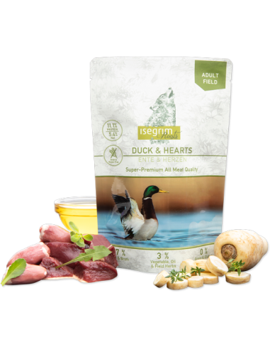 Isegrim Roots Adult Duck & Hearts - Kaczka i serca 410g