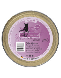 Catz Finefood Filety N.411 Indyk Kurczak Jagnięcina tacka...