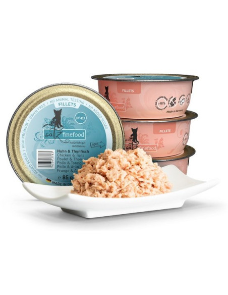 Catz Finefood Filety N. 413 Kurczak Tuńczyk tacka 85g