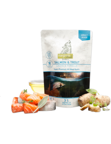 Isegrim Roots Adult Salmon & Trout - Łosoś i pstrąg 410g