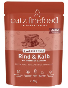 Catz Finefood Classic N.07 Wołowina i cielęcina 85g