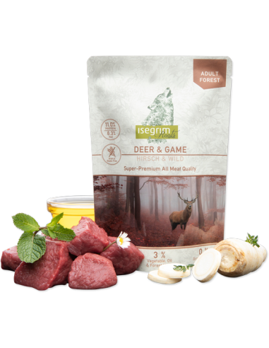 Isegrim Roots Adult Deer & Game - Jeleń i dziczyzna 410g