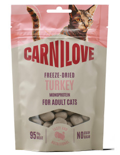 Carnilove Freeze Dried Przysmak liofilizowany - Indyk 40g