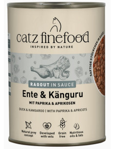 Catz Finefood Ragout N.607 Kaczka i Kangur 380g