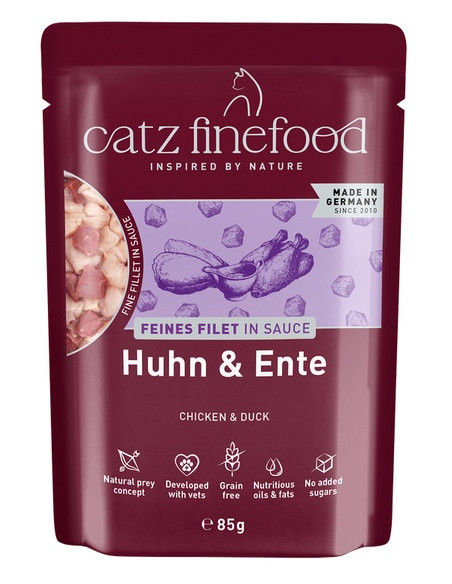 Catz Finefood Feines Filet In Sauce Kurczak i kaczka 85g