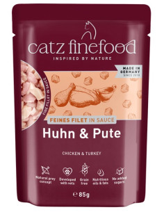 Catz Finefood Feines Filet In Sauce Kurczak i indyk 85g