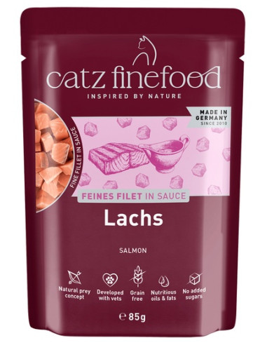 Catz Finefood Feines Filet In Sauce Łosoś 85g