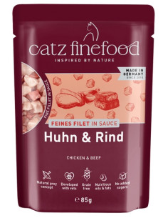 Catz Finefood Feines Filet In Sauce Kurczak i wołowina 85g