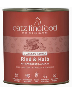 Catz Finefood Classic N.07 Wołowina i cielęcina 800g 2
